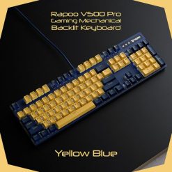 rapoo v500 pro yellow blue